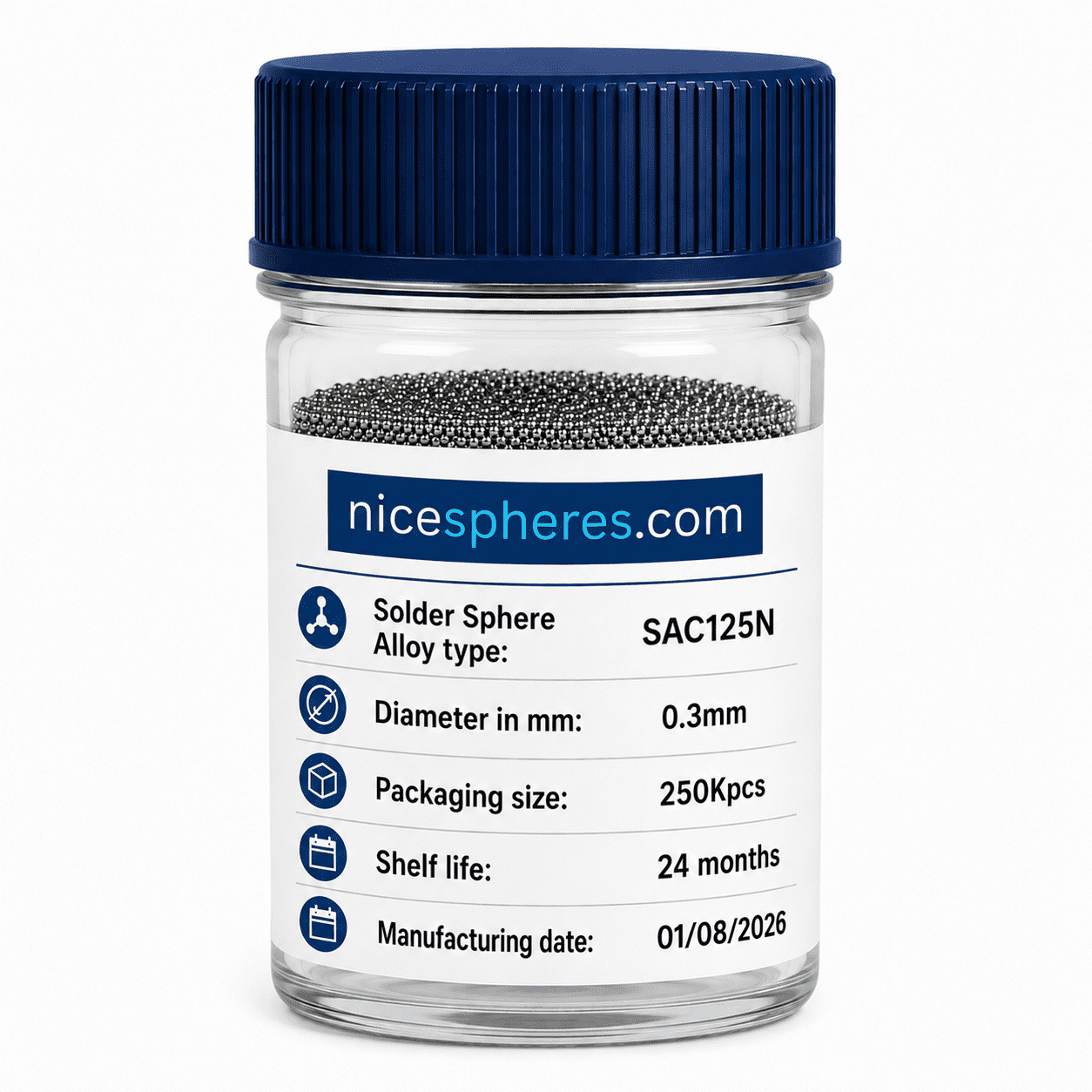 SAC125N Solder Spheres