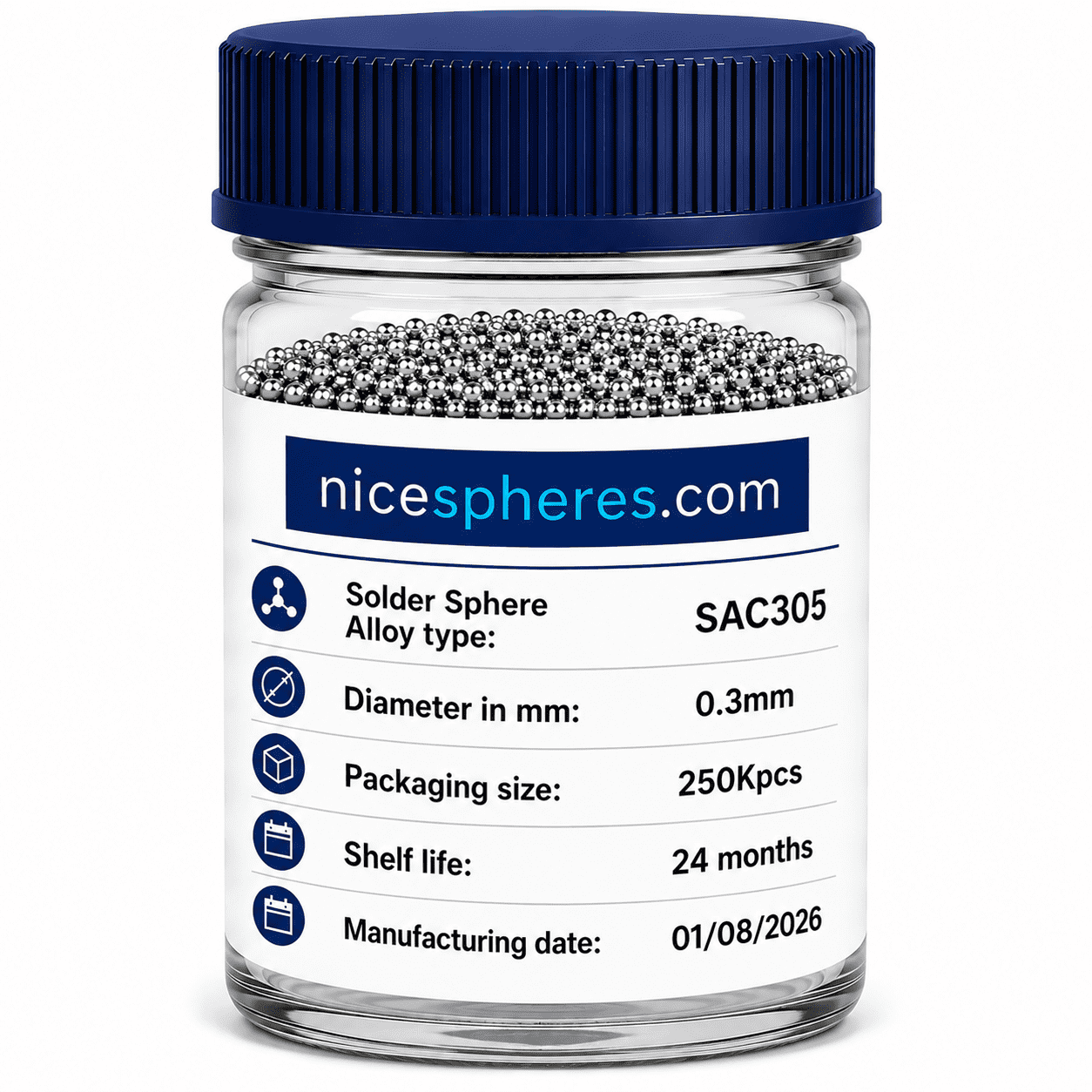 SAC305 Solder Spheres